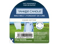 YANKEE CANDLE CLEAN COTTON AROMALÁMPÁBA VALÓ ILLATOS VIASZ ÚJ