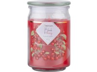 Emocio üvegbe töltött illatgyertya Black Cherry üvegfedéllel 93x142mm