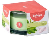 Bolsius Aromatic 2.0 Illatgyertya üvegben, 90x63mm, zöld tea, Zöld tea
