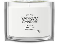 YANKEE CANDLE ÜVEGBE TÖLTÖTT MINTAGYERTYA CLEAN COTTON
