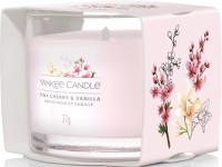 YANKEE CANDLE ÜVEGBE TÖLTÖTT MINTAGYERTYA PINK CHERRY VANILLA