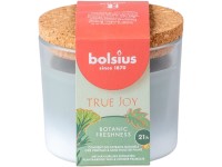 Bolsius Vonná sviečka v skle s korkovým viečkom, 80x75mm, True Joy Botanic Freshness