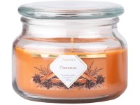 Emocio Üveg 100x79mm üvegfedéllel Cinnamon gyertya - lásd Cinnamon Roll 36744 (470C)