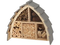 Dekorácia drevený domček pre hmyz prírodná sivá 275x90x240mm