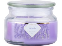 Emocio üvegbe töltött illatgyertya Lavender üvegfedéllel 100x79mm