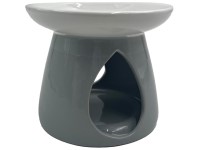 Aromalampa keramická 125x110mm, šedá