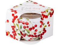 Emocio üvegbe töltött illatgyertya Black Cherry Dekor 70x62mm