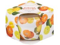 Emocio Üveg dekor  70x62 mm Citrus Energy, illatgyertya