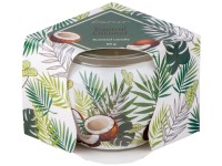 Emocio Üveg dekor 70x62 mm Tropical Coconut, illatgyertya