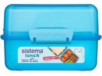 Sistema Lunch Krabička na desiatu s 2 oddielmi 1,4 l, modrá