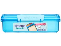 Sistema Lunch Krabička na desiatu s 2 oddelenými priehradkami 975 ml, modrá