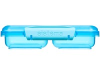 Sistema Lunch Uzsonnás doboz 2 rekesszel 350 ml, kék