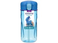 Sistema Hydrate Fľaša Quick Flip Top so slamkou 520 ml, modrá