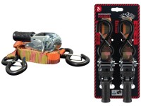 Upínacia kurta s račňou Quickloader Rebel 800 kg, 4 mx 25 mm - sada 2 ks