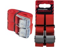 Popruh se sponou Quickloader Cambuckle 300 kg, 2,5 m x 20 mm - sada 2 ks