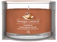 YANKEE CANDLE ÜVEGBE TÖLTÖTT MINTAGYERTYA PUMPKIN CINNAMON SWIRL