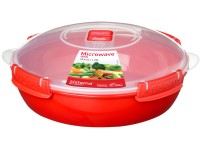Sistema Kulatá miska pro skladování a ohřívání jídla Microwave dish 1,29 l, červená