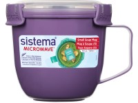 Sistema Hrnek na polévku Microwave Small Soup Mug 565 ml, fialová