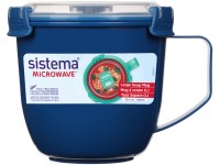 Sistema Hrnek na polévku a dušené pokrmy Microwave Large Soup Mug 900 ml 900 ml, modrá