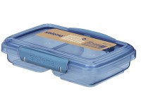 Sistema Svačinový box Ocean Bound Small Split se 2 oddíly 350 ml, modrá