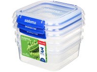 Sistema Sada 3 ks vodotěsných krabiček na potraviny KLIP IT PLUS 2 klipy 1,15 l