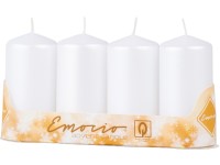 Emocio Henger 4 db 50x100mm Gyöngyfehér, gyertyák