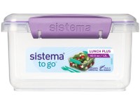 Sistema TO GO Krabička na desiatu s príborom 1,2 l, fialová