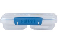 Sistema TO GO Krabička na desiatu s 2 oddielmi 350 ml, modrá