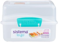 Sistema TO GO Krabička na desiatu s 2 oddielmi 1,4 l, mäta