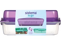 Sistema TO GO Flip and Nest Dóza na desiatu 1,8 l, fialová