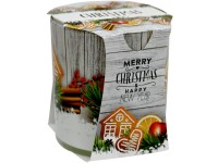 Üveg Verona 73x77 mm Christmas gingerbread, illatgyertya
