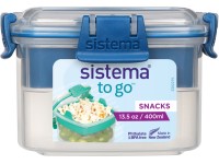 Sistema TO GO Dóza na desiatu s miskou 400 ml, modrá