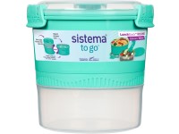 Sistema TO GO Lunchstack Krabička + miska, vidlička, 965 ml, zelená