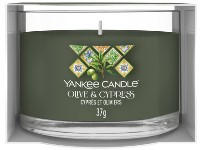 YANKEE CANDLE ÜVEGBE TÖLTÖTT MINTAGYERTYA OLIVE & CYPRESS
