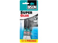 BISON pillanatragasztó Super Glue Control 1+1 PROMO