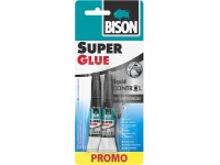 BISON vteřinové lepidlo SUPER GLUE CONTROL 3 g, 1+1 PROMO