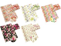 Baliaci papier Neutral Flowers, v mixe farieb 70g 200x70 cm