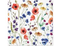Szalvéta 20db, Field of Flowers 33x33 cm