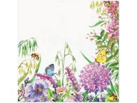 Szalvéta 20db, Wildflowers Frame 33x33 cm