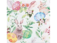 Szalvéta 20db Boho Easter 33x33 cm