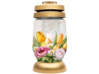 Bolsius cintorínske sklo 23cm vklad 120g 36h. Jarné kvety