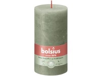 Bolsius gyertya henger Rustic Shine Fresh Olive zöld 68x130mm