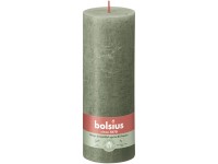 Bolsius gyertya henger Rustic Shine Fresh Olive zöld 68x190mm