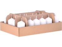 Henger 24 db 40x60 fehér gyertya