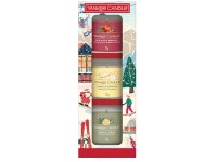 Yankee Candle 3 üvegbe töltött mintagyertya ajándékszett Holiday Party