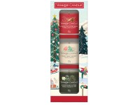 Yankee Candle 3 üvegbe töltött mintagyertya ajándékszett Christmas Classics