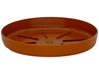 Kaspó tálca Loft 110x16 mm világosbarna