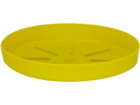 Kaspó tálca Loft 140x22 mm sárga