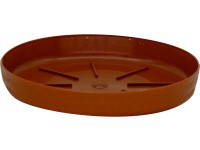 Kaspó tálca Loft 170x25 mm terrakotta