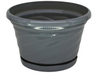Kaspó tálca Loft 150x105 mm szürke